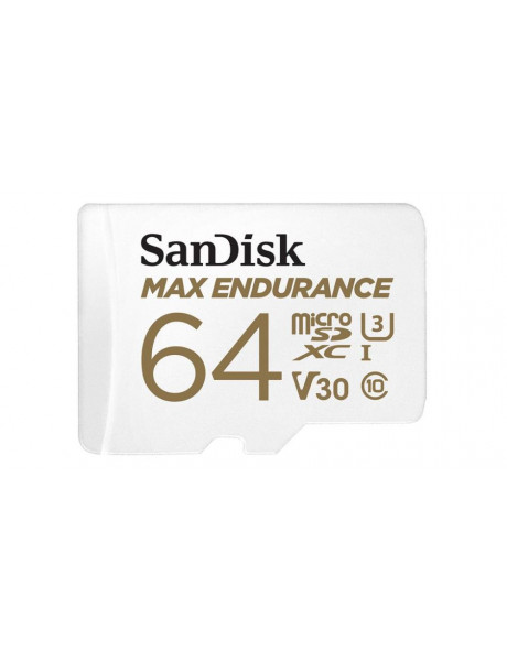 SDSQQVR-064G-GN6IA SanDisk MAX ENDURANCE microSDXC 64GB + SD Adapter 30,000 Hours, EAN: 619659178505