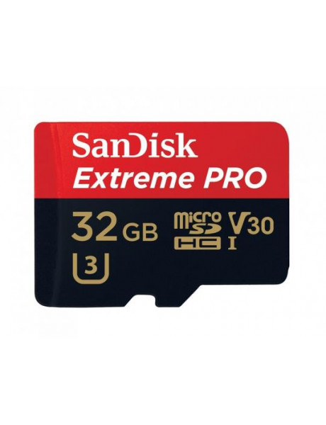 SDSQXAF-032G-GN6GN SanDisk Extreme microSD card for Mobile Gaming 32GB + RescuePRO Deluxe 100MB/s A2 C10 V30 UHS-I U3, EAN: 619659182113