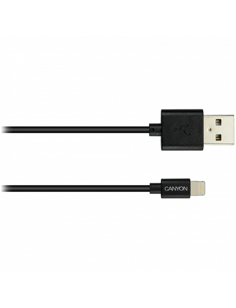 CNS-MFICAB01B CANYON MFI-1, CNS-MFICAB01B Ultra-compact MFI Cable, certified by Apple, 1M length , 2.8mm , black color