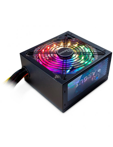 RGB-500_II Power Supply INTER-TECH Argus RGB, 80PLUS Bronze, 500W, Retail, 1x140 Fan, 1x20+4Pin, 4+4Pin, 1xPCI-e 6+2Pin, 4x4Pin (Molex), 4xSATA, 1xFDD, rev 2.0