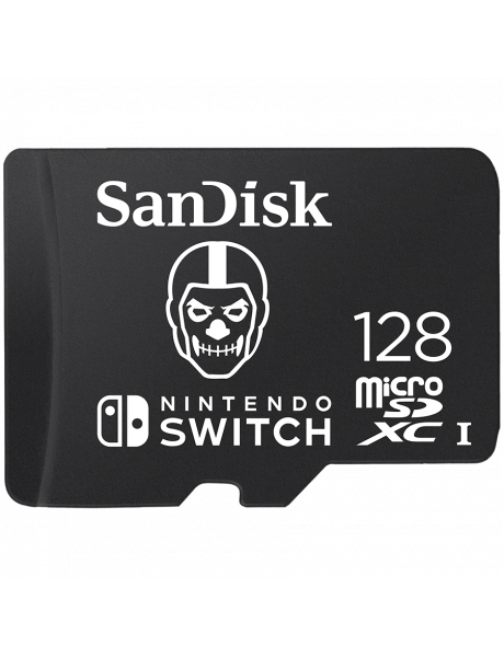 SDSQXAO-128G-GN6ZG SanDisk Nintendo MicroSD UHS I Card - Fortnite Edition, Skull Trooper, 128GB, EAN: 619659199739