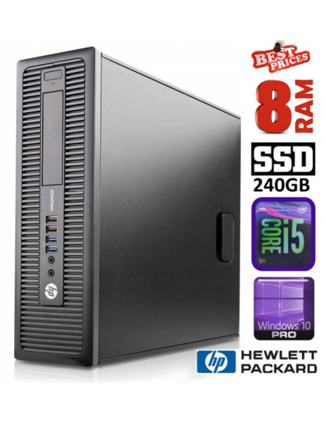 HP 600 G1 SFF i5-4570 8GB 240SSD WIN10PRO/W7P