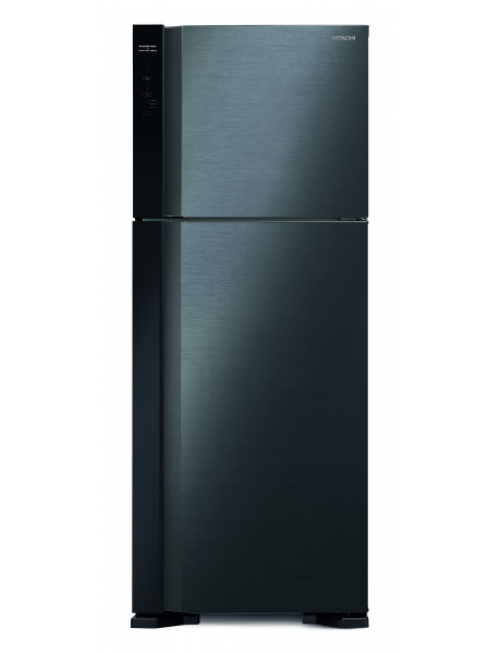Hitachi Refrigerator R-V541PRU0-1 (BBK) Energy efficiency class E, Free standing, Double Door, Height 183.5 cm, No Frost system, Fridge net capacity 333 L, Freezer net capacity 117 L, 41 dB, Brilliant Black