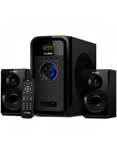 MS-2051 Speakers SVEN MS-2051, black (55W, FM, USB/SD, Display, RC, Bluetooth), SV-014988