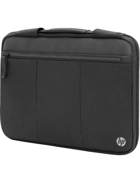 HP Executive 14 Laptop Sleeve, Water Resistant, Bluetooth tracker Pocket - Black, Grey