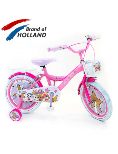 Vaikiškas dviratis VOLARE 16 Lol Surprise (81635) rožinis