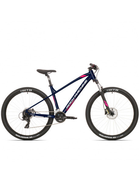 Kalnų dviratis Rock Machine 27.5 Catherine 70-27 mėlynas/rožinis (M)