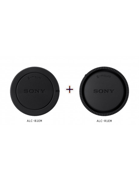 Sony E-mount objektyvo/fotoaparato dangtelių komplektas (ALC-R1EM + ALC-B1EM)