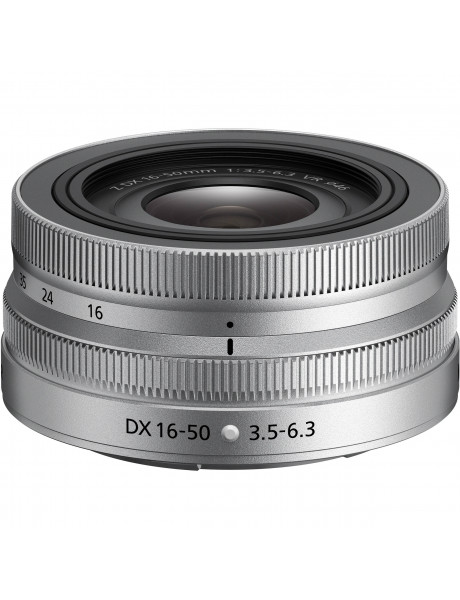 Nikon NIKKOR Z DX 16-50mm f/3.5-6.3 VR (Silver) - White box