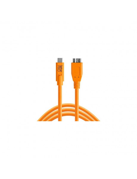 TetherPro 4.6m kabelis 3.0 Micro-B  USB-C Orange CUC3315