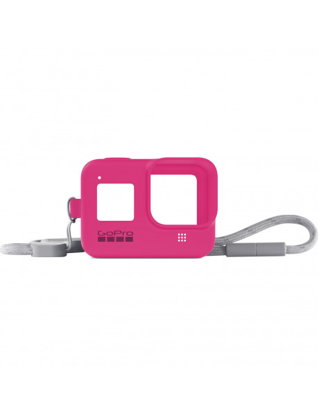 GoPro Sleeve + Lanyard (HERO8) electric pink