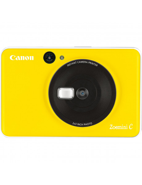Canon Zoemini C(Inspic C/IVY CLIQ) Instant Camera Printer (Bumble Bee Yellow)