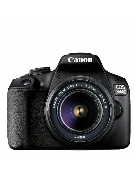 Canon EOS 2000D + EF-S 18-55mm III + Fotoaparato krepšys CB-SB130