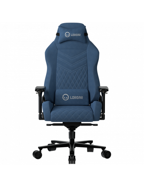 LRG-CHR422BL LORGAR Ace 422, Gaming chair, Anti-stain durable fabric, 1.8 mm metal frame, multiblock mechanism, 4D armrests, 5 Star aluminium base, Class-4 gas lift, 75mm PU casters, Blue