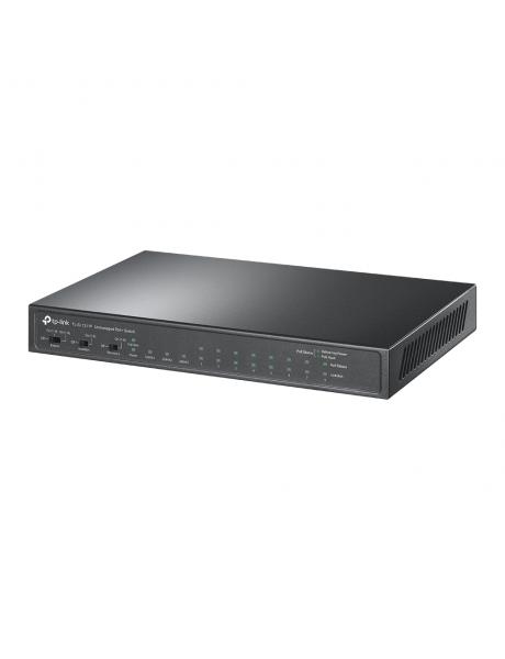 Switch|TP-LINK|TL-SL1311P|Desktop/pedestal|8x10Base-T / 100Base-TX|1xSFP|2xRJ45|PoE+ ports 8|65 Watts|TL-SL1311P