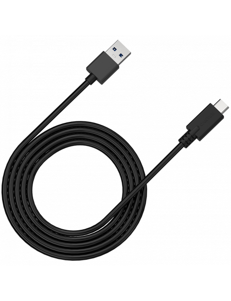 CNE-USBC4B CANYON UC-4 Type C USB 3.0 standard cable, Power & Data output, 5V 3A 15W, OD 4.5mm, PVC Jacket, 1.5m, black, 0.039kg