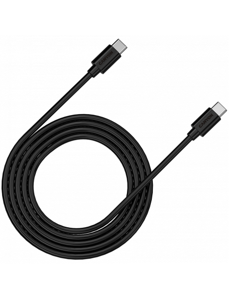 CNS-USBC12B CANYON UC-12, cable 100W, 20V/ 5A, typeC to Type C, 2M with Emark, Power wire :20AWG*4C,Signal wires :28AWG*4C,OD4.5mm, PVC ,black