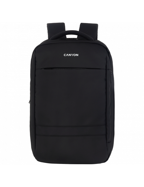 CNS-BPL5B1 CANYON BPL-5, Laptop backpack for 15.6 inch, Product spec/size(mm): 440MM x300MM x 170MM, Black, EXTERIOR materials:100% Polyester, Inner materials:100% Polyester, max weight (KGS): 12kgs