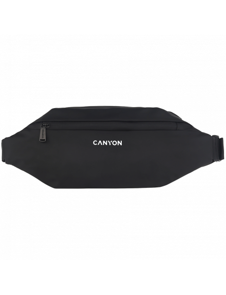 CNS-FB1B1 CANYON FB-1, Fanny pack, Product spec/size(mm): 270MM x130MM x 55MM, Black, EXTERIOR materials:100% Polyester, Inner materials:100% Polyester, max weight (KGS): 4kgs