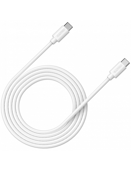 CNS-USBC9W CANYON C-9, 100W, 20V/ 5A, typeC to Type C, 1.2M with Emark, Power wire :20AWG*4C,Signal wires :28AWG*4C,OD4.3mm +/- 0.2mm, PVC ,White
