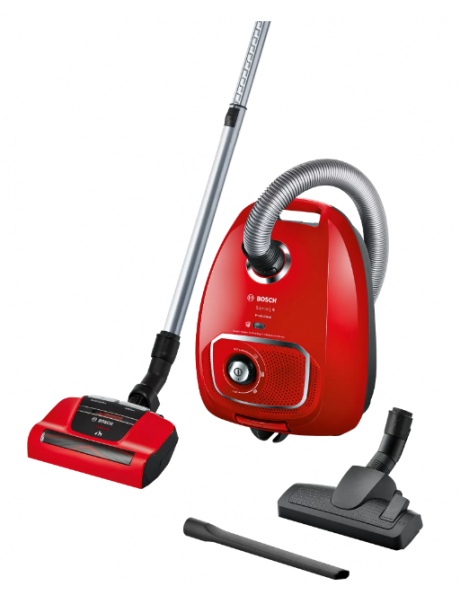 Bosch Vacuum Cleaner BGBS4PET1 ProAnimal Bagged Power 600 W Dust capacity 4 L Red