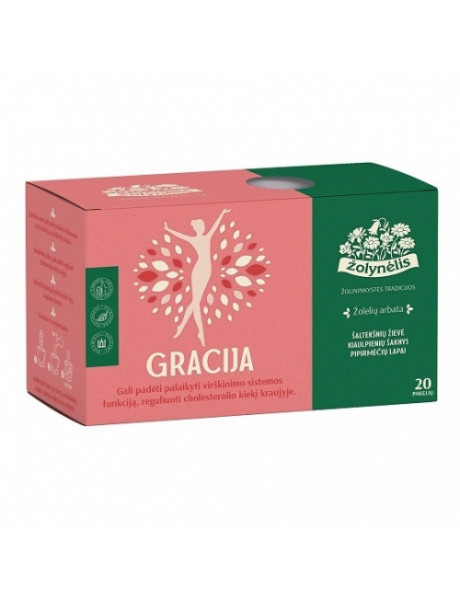 Žolynėlis žolelių arbata Gracija,  30g (1,5x 20)