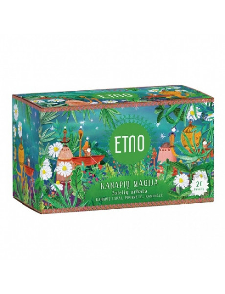 Etno Kanapių magija žolelių arbata 40g (1,5gx20)
