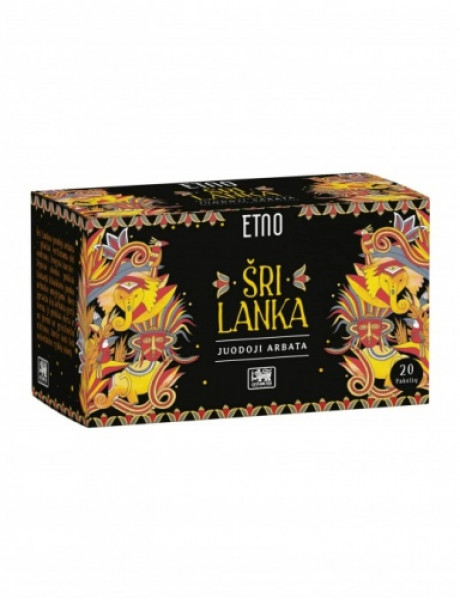 Etno juodoji arbata Šri Lanka 40g (2gx20 vnt.)