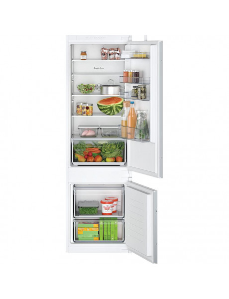 Bosch KIV87NSE0 Refrigerator, Built-in, Combi, Height 177.2 cm, E, Fridge 200 L, Freezer 70 L