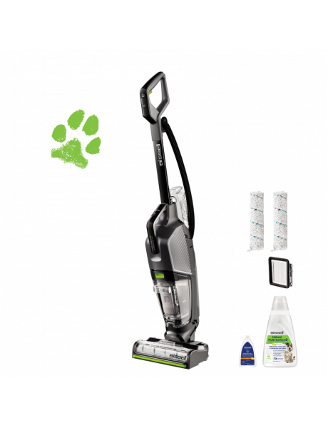 Bissell | All-in One Multi-Surface Cleaner | Crosswave HydroSteam Pet Pro | Corded operating | Washing function | 1100 W | Grey | Warranty 24 month(s)