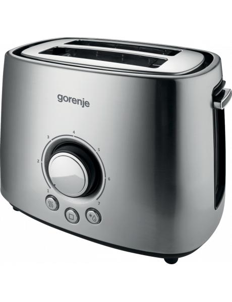 Gorenje Toaster T1000E Power 1000 W Number of slots 2 Housing material  Metal Stainless Steel