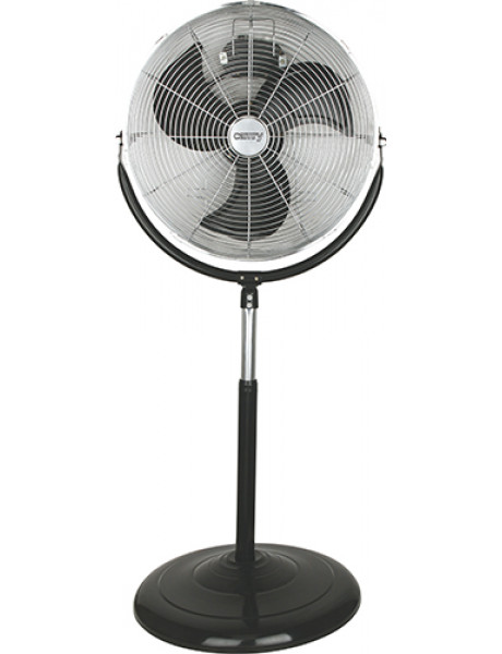 Camry CR 7307 Stand Fan, Number of speeds 3, 180 W, Diameter 45 cm, Black/Stainless steel