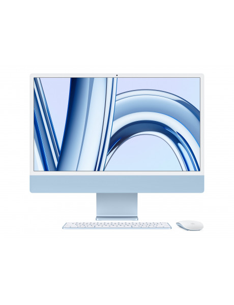 iMac 24” 4.5K Retina, Apple M3 8C CPU, 10C GPU/8GB/256GB SSD/Blue/SWE