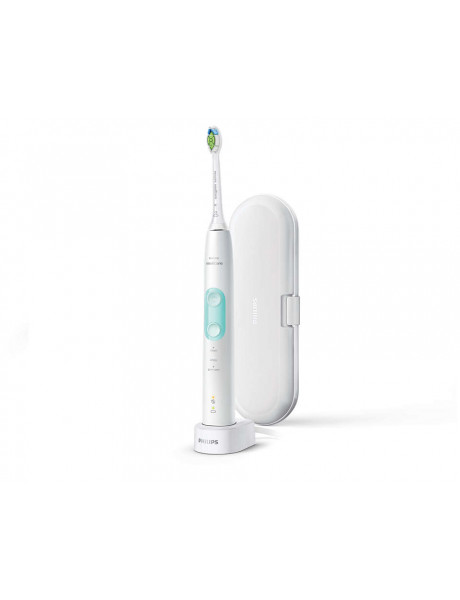 Philips | Electric Toothbrush | HX6857/28 Sonicare ProtectiveClean 5100 | Rechargeable | For adults | Number of brush heads included 1 | Number of teeth brushing modes 3 | Sonic technology | White