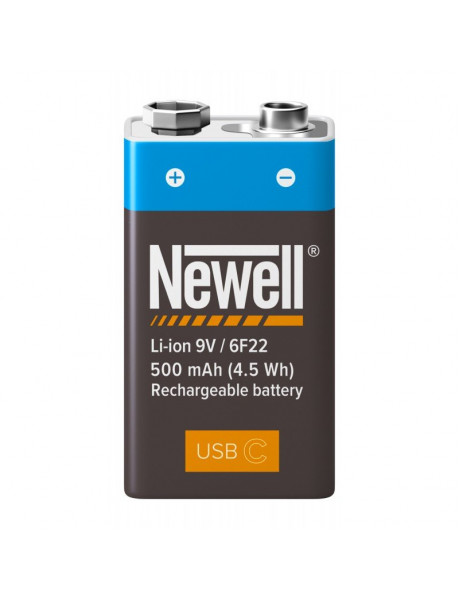 Baterija Newell 9V USB-C 500 mAh