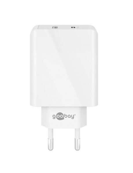 Goobay | 61674 | Dual USB-C PD Fast Charger (30 W)