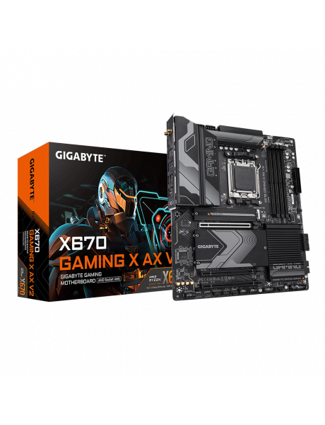 Mainboard|GIGABYTE|AMD X670|SAM5|ATX|Memory DDR5|Memory slots 4|2xPCI-Express 3.0 16x|1xPCI-Express 4.0 16x|2xM.2|1xHDMI|4xUSB 2.0|8xUSB 3.2|1xUSB-C|1xRJ45|3xAudio port|X670GAMINGXAXV2