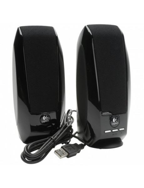 Garso kolonėlės Logitech S150 1.2Watt RMS 2.0 USB Digital Stereo for Business (980-000029), juodos