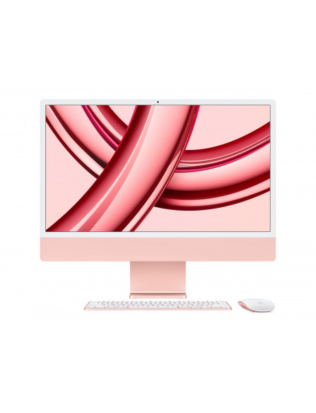 iMac 24” 4.5K Retina, Apple M3 8C CPU, 10C GPU/8GB/256GB SSD/Pink/SWE