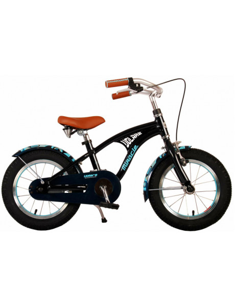 Vaikiškas dviratis VOLARE 14 Miracle Cruiser (21486) juodas/mėlynas