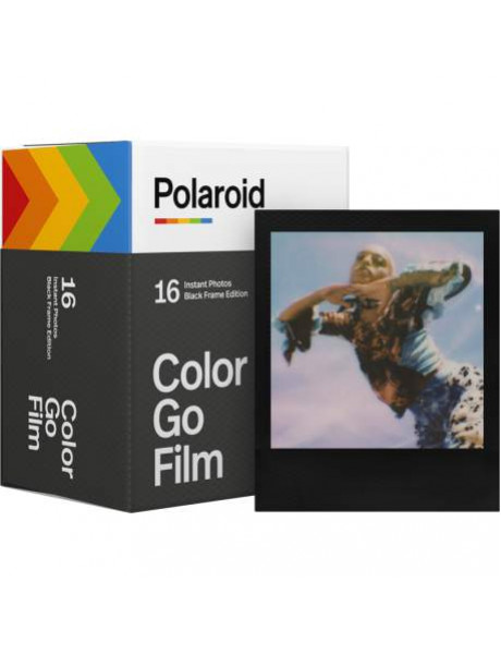 POLAROID GO FILM DOUBLE PACK 16 PHOTOS - BLACK FRAME