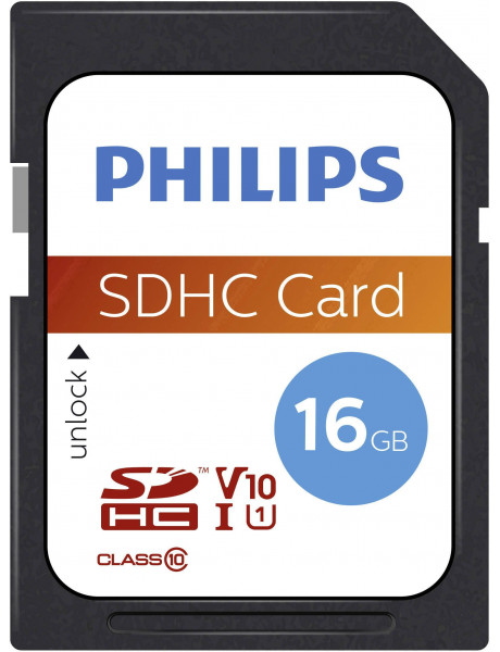Philips SDHC Card 16GB Class 10 UHS-I U1