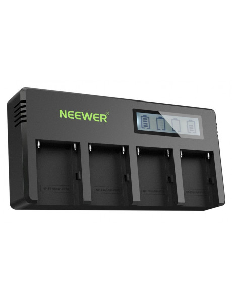 Neewer 4 Channel LCD Display Charger For Sony NP-F550 10100458