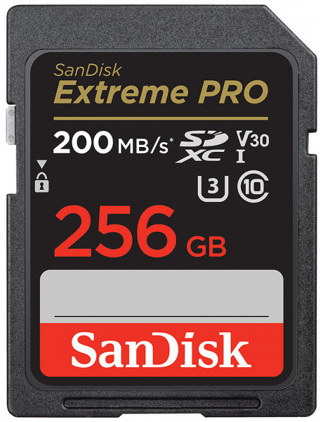 Sandisk memory card SDXC 256GB Extreme Pro