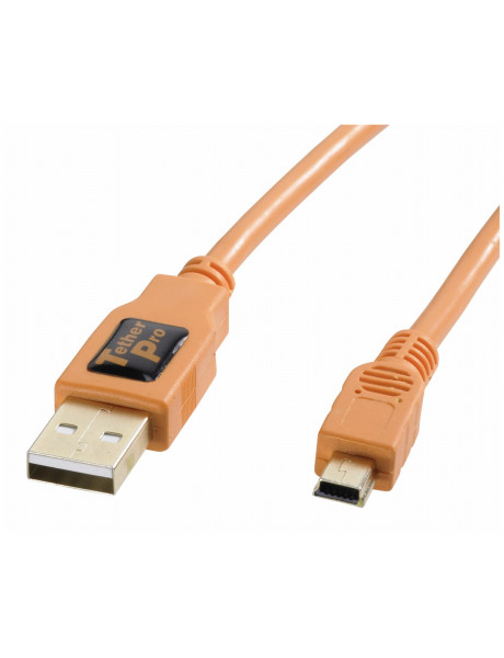 Tether Tools TetherPro USB 2.0 A/MiniB 5 Pin 4,6m orange