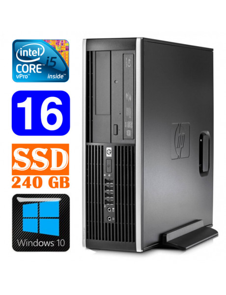HP 8100 Elite SFF i5-650 16GB 240SSD DVD WIN10