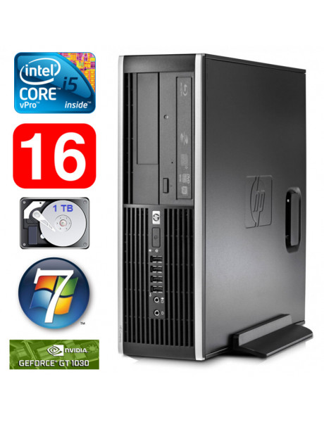HP 8100 Elite SFF i5-650 16GB 1TB GT1030 2GB DVD WIN7Pro