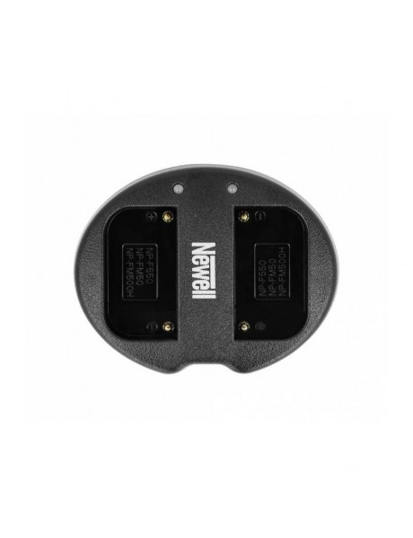 Newell SDC-USB dviejų kanalų įkroviklis NP-F550, FM50, FM500H serijos baterijoms