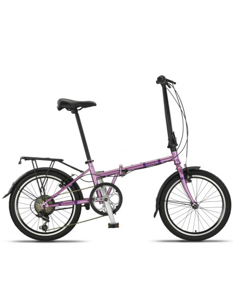Sulankstomas dviratis Foldo 20 Urbano Ultra (URB.2006) violetinis
