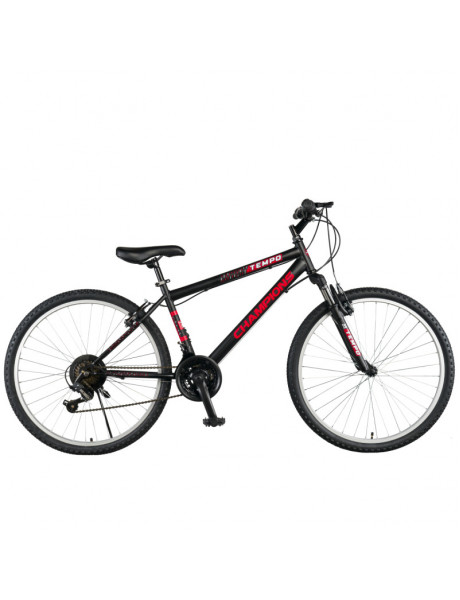 Kalnų dviratis Champions 26 Tempo (TMP.2601) juodas/raudonas (16)